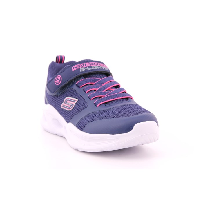 Scarpa Strappi + Elastico Skechers Bambina Blu  Scarpe 296 - 303715L