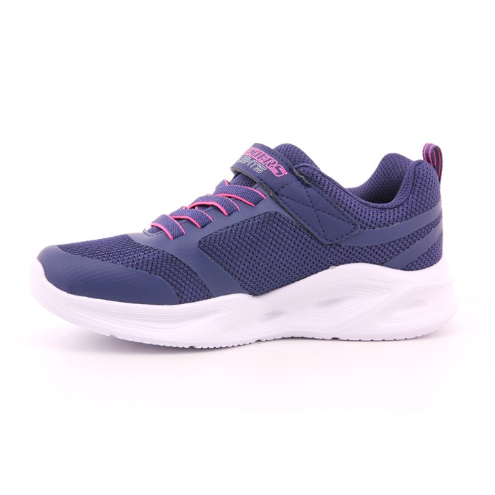 Scarpa Strappi + Elastico Skechers Bambina Blu  Scarpe 296 - 303715L