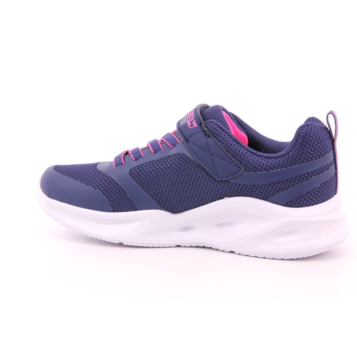 Scarpa Strappi + Elastico Skechers Bambina Blu  Scarpe 296 - 303715L