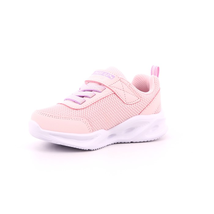 Scarpa Strappi + Elastico Skechers Bambina Rosa  Scarpe 297 - 303715N