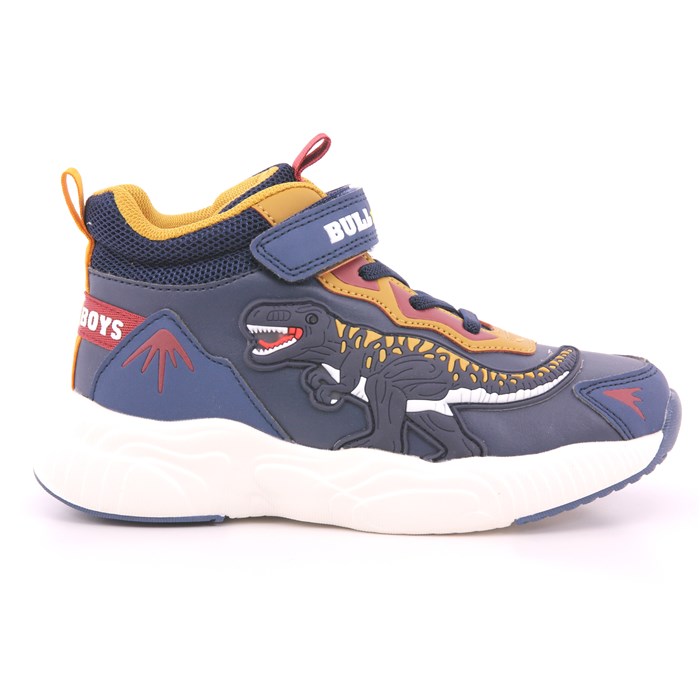 Scarpa Strappi + Elastico Bull Boys Bambino Blu  Scarpe 48 - DNAL4571