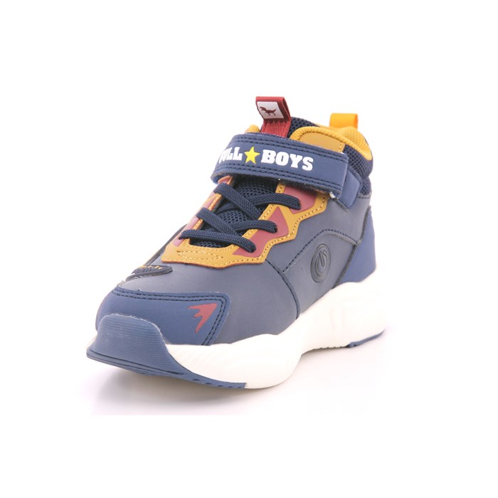 Scarpa Strappi + Elastico Bull Boys Bambino Blu  Scarpe 48 - DNAL4571