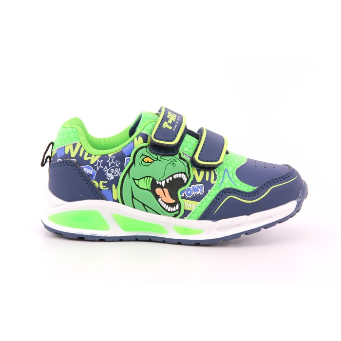 Scarpa Strappi Dinosauro Bambino Blu  Scarpe 14 - S8020071S