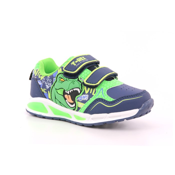 Scarpa Strappi Dinosauro Bambino Blu  Scarpe 14 - S8020071S