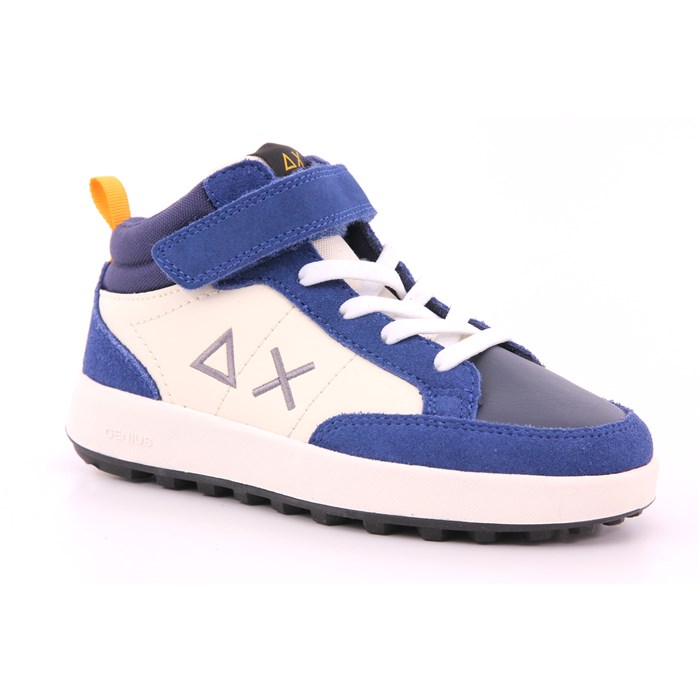 Scarpa Strappi + Elastico Sun68 Bambino Azzurro  Scarpe 177 - Z44350K