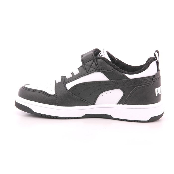 Scarpa Strappi + Elastico Puma Bambino Bianco/nero  Scarpe 1424 - 39741901