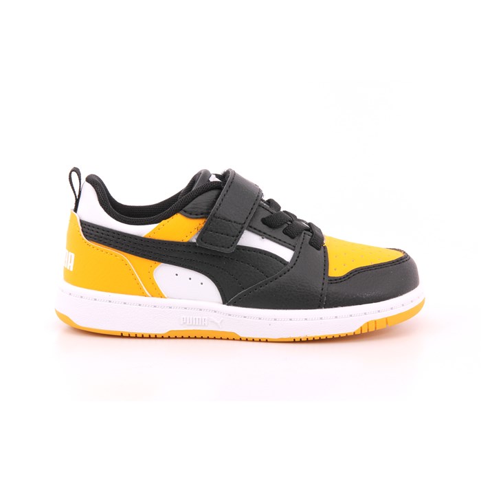 Scarpa Strappi + Elastico Puma Bambino Nero-giallo  Scarpe 1426 - 39742018