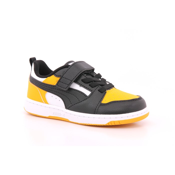 Scarpa Strappi + Elastico Puma Bambino Nero-giallo  Scarpe 1426 - 39742018