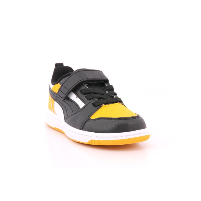 Scarpa Strappi + Elastico Puma Bambino Nero-giallo  Scarpe 1426 - 39742018