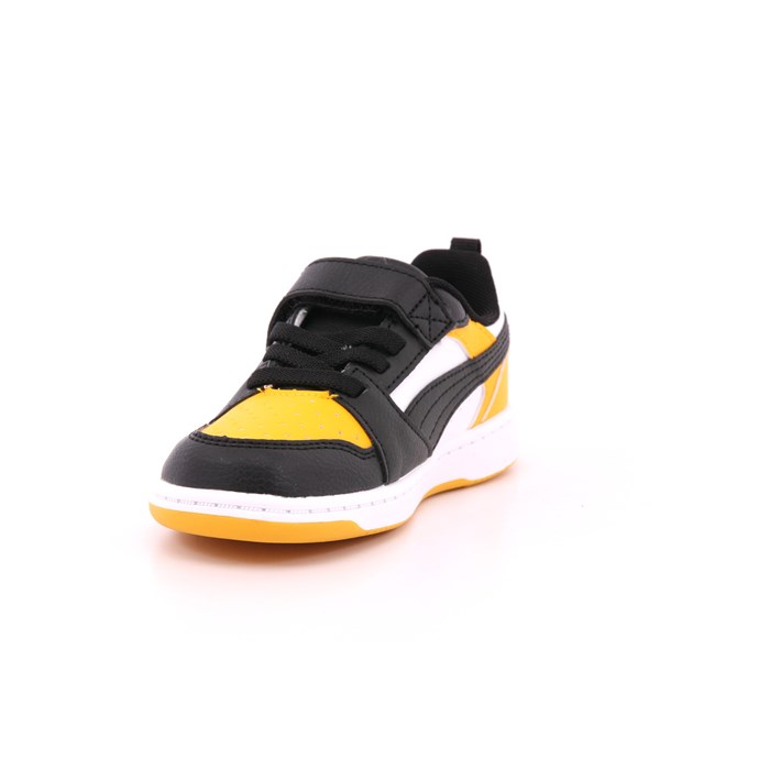 Scarpa Strappi + Elastico Puma Bambino Nero-giallo  Scarpe 1426 - 39742018