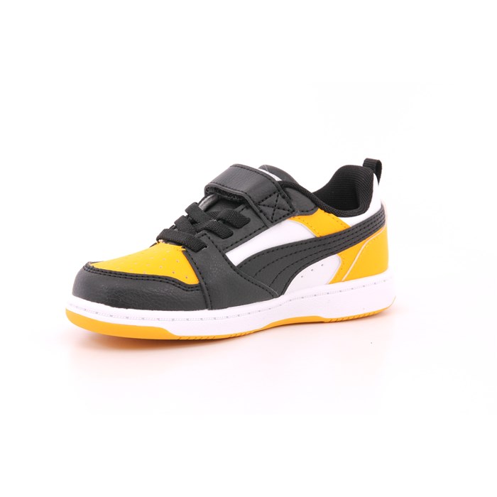 Scarpa Strappi + Elastico Puma Bambino Nero-giallo  Scarpe 1426 - 39742018