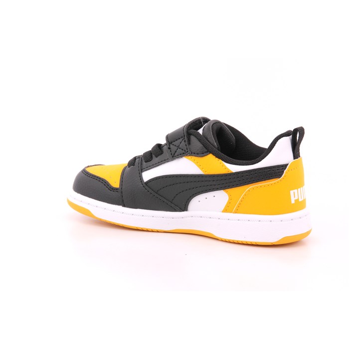 Scarpa Strappi + Elastico Puma Bambino Nero-giallo  Scarpe 1426 - 39742018