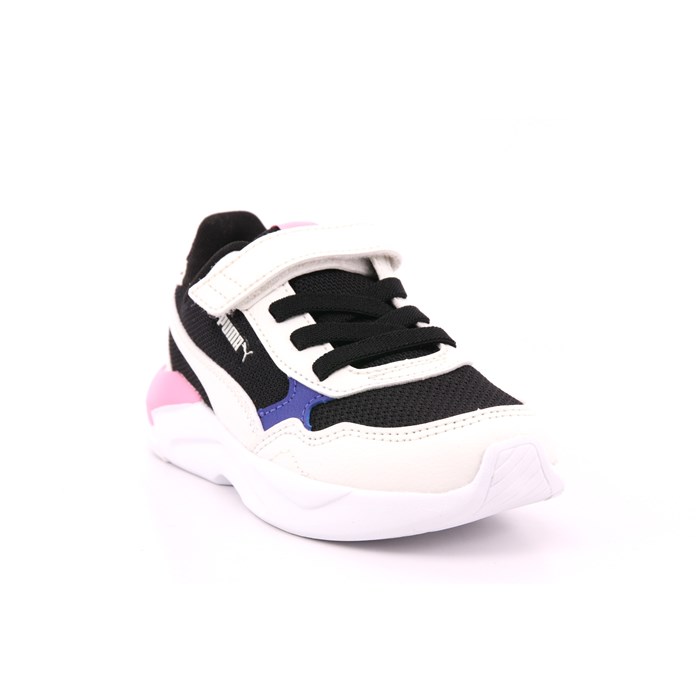 Scarpa Strappi + Elastico Puma Bambina Bianco/nero  Scarpe 1432 - 38552531