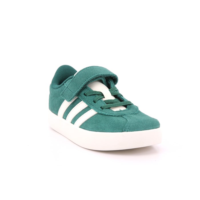 Scarpa Strappi + Elastico Adidas Bambino Verde  Scarpe 1405 - ID9151