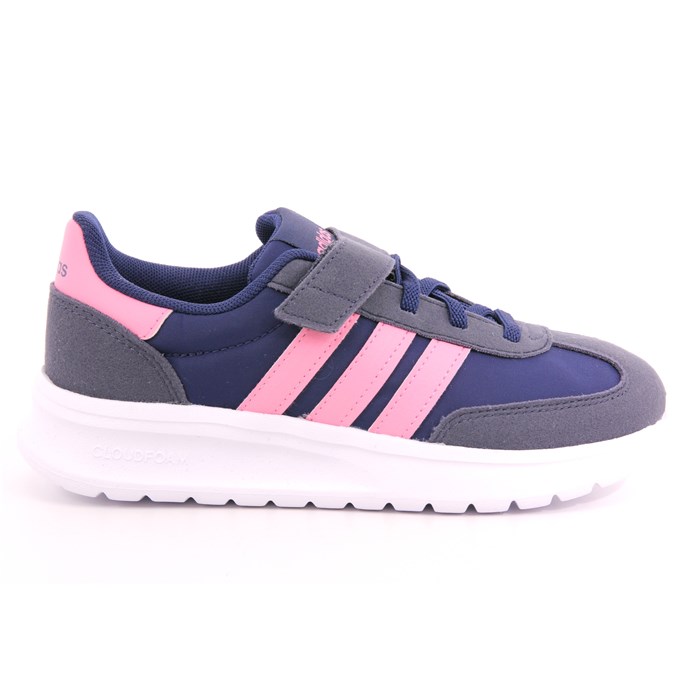 Scarpa Strappi + Elastico Adidas Bambina Blu  Scarpe 1418 - JI2252