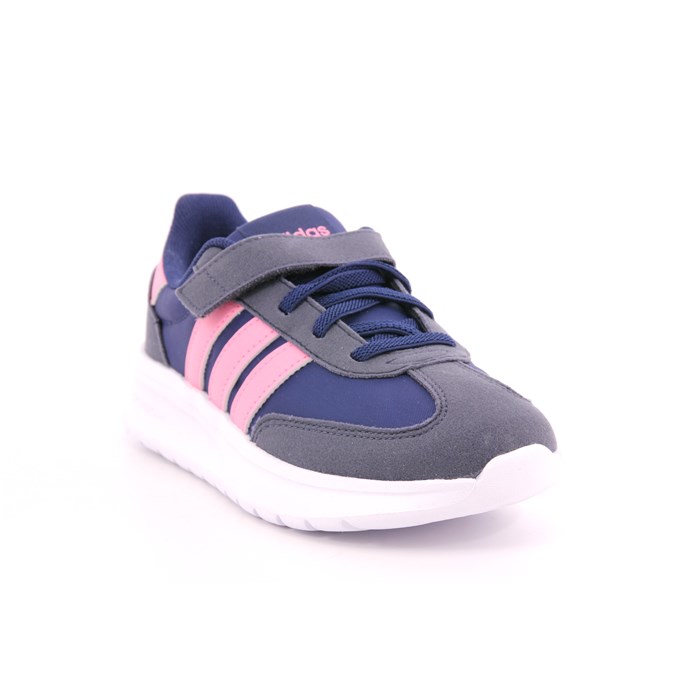 Scarpa Strappi + Elastico Adidas Bambina Blu  Scarpe 1418 - JI2252