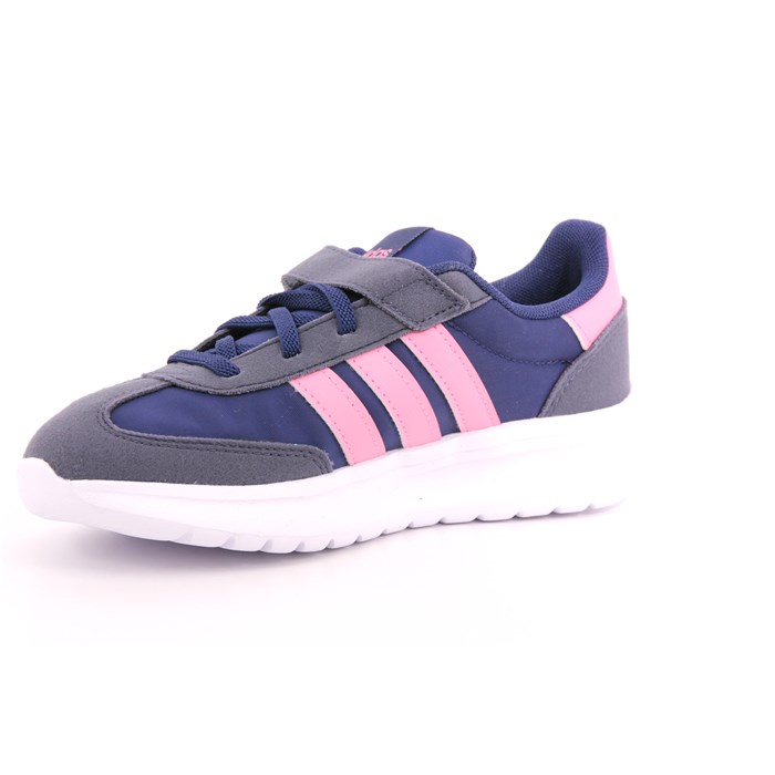 Scarpa Strappi + Elastico Adidas Bambina Blu  Scarpe 1418 - JI2252