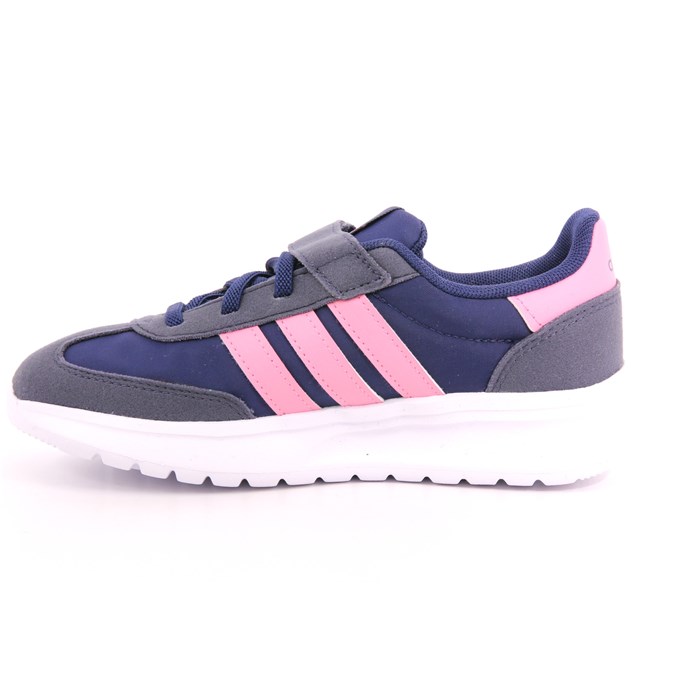 Scarpa Strappi + Elastico Adidas Bambina Blu  Scarpe 1418 - JI2252