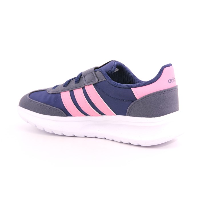 Scarpa Strappi + Elastico Adidas Bambina Blu  Scarpe 1418 - JI2252