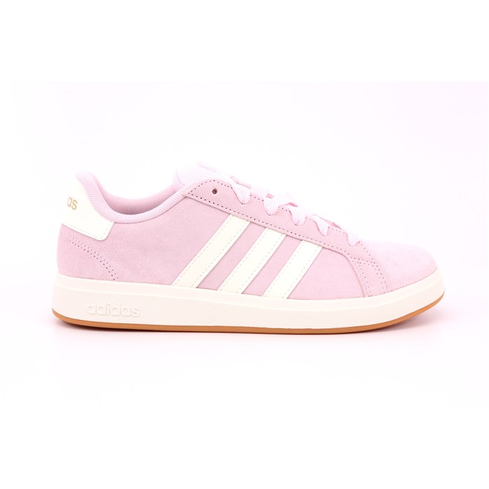 Scarpa Allacciata Adidas Bambina Rosa  Scarpe 1431 - JP5895