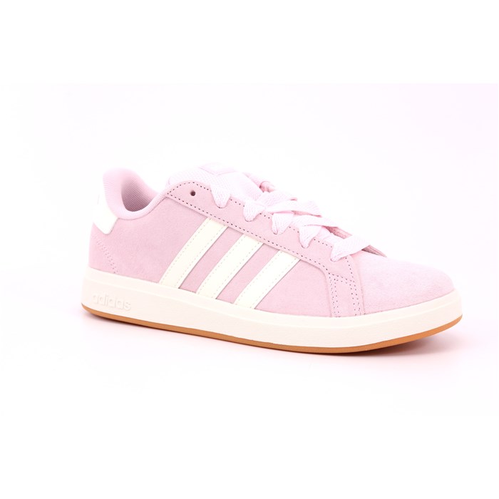 Scarpa Allacciata Adidas Bambina Rosa  Scarpe 1431 - JP5895