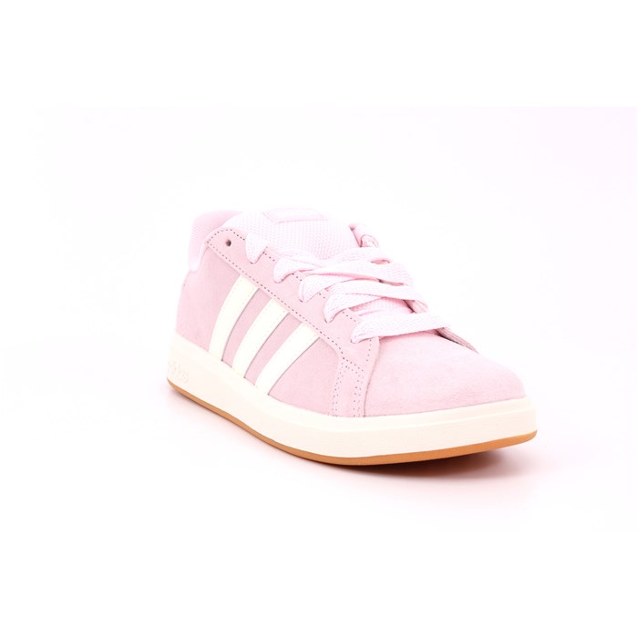 Scarpa Allacciata Adidas Bambina Rosa  Scarpe 1431 - JP5895