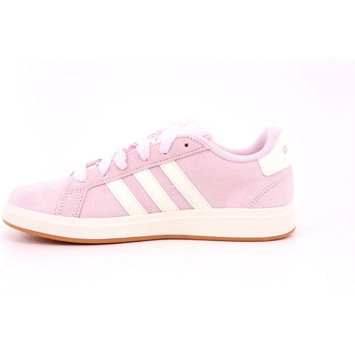 Scarpa Allacciata Adidas Bambina Rosa  Scarpe 1431 - JP5895