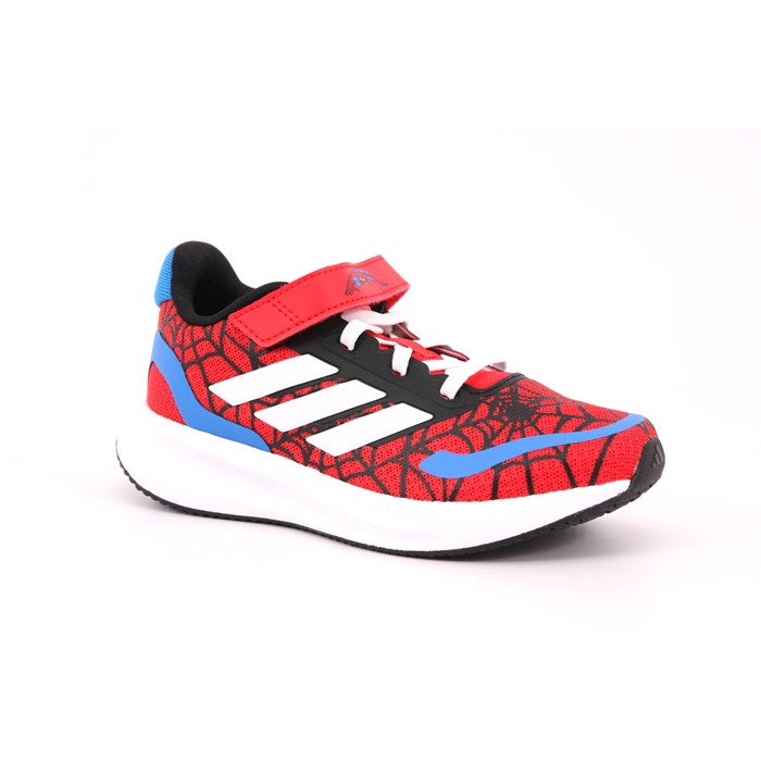 Scarpa Strappi + Elastico Adidas Bambino Azzurro/rosso  Scarpe 1433 - IH8743