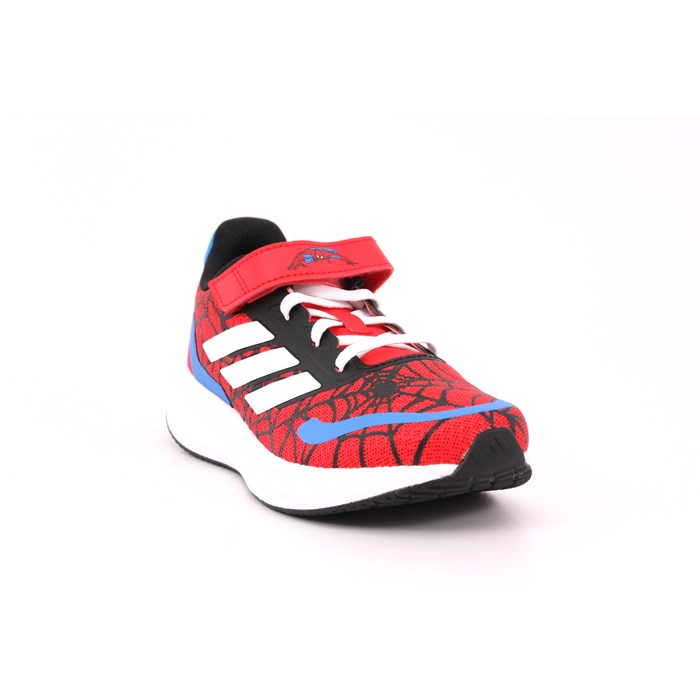 Scarpa Strappi + Elastico Adidas Bambino Azzurro/rosso  Scarpe 1433 - IH8743