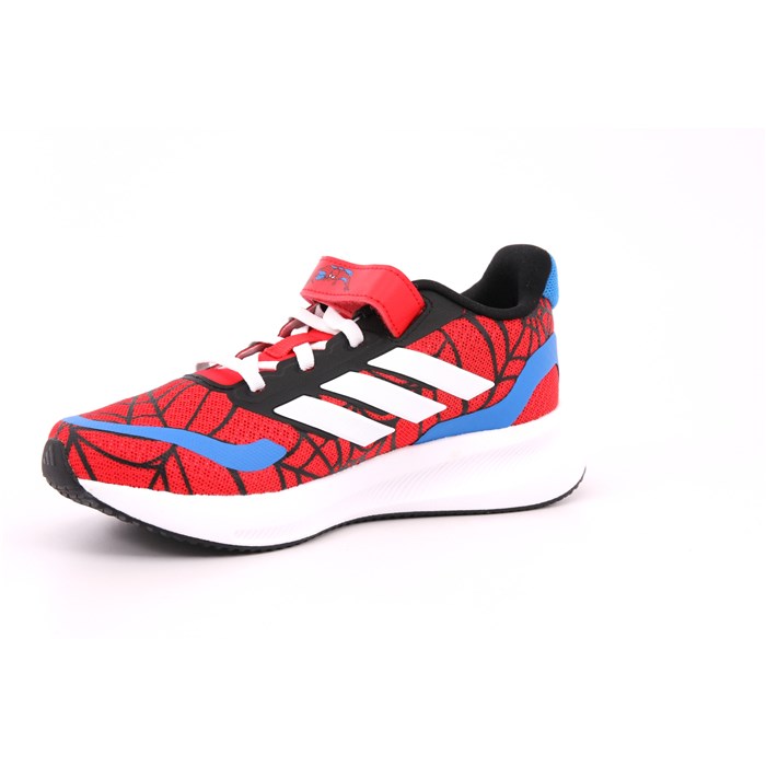 Scarpa Strappi + Elastico Adidas Bambino Azzurro/rosso  Scarpe 1433 - IH8743