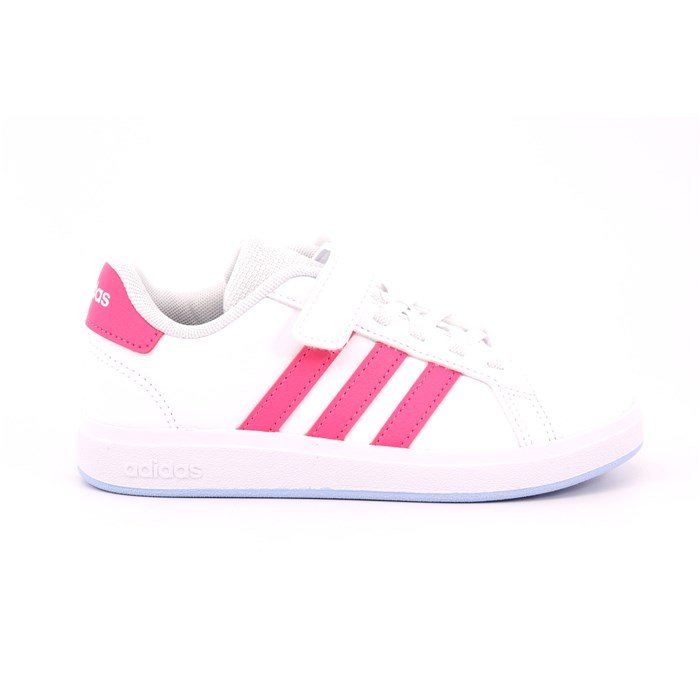 Scarpa Strappi + Elastico Adidas Bambina Bianco  Scarpe 1436 - JI0975