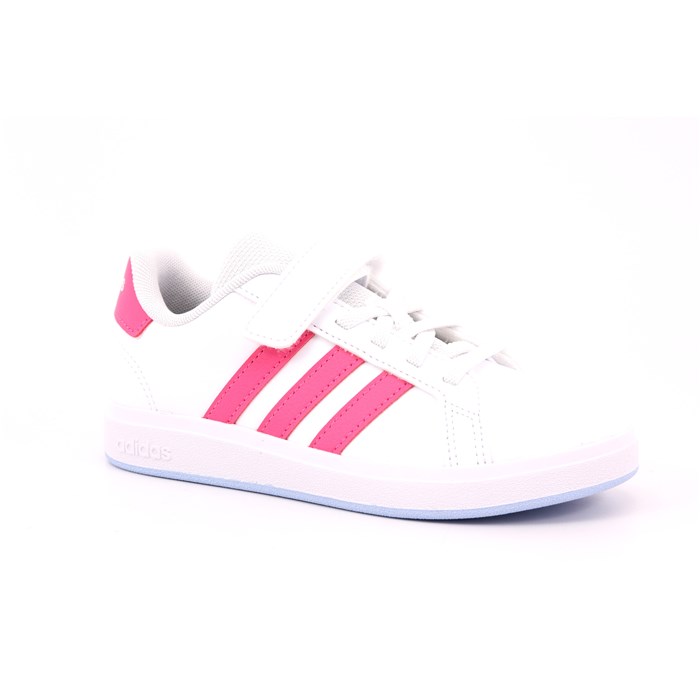 Scarpa Strappi + Elastico Adidas Bambina Bianco  Scarpe 1436 - JI0975