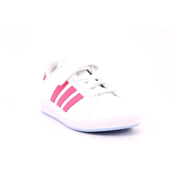 Scarpa Strappi + Elastico Adidas Bambina Bianco  Scarpe 1436 - JI0975