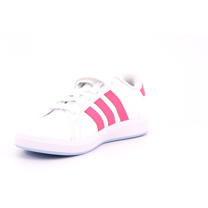 Scarpa Strappi + Elastico Adidas Bambina Bianco  Scarpe 1436 - JI0975