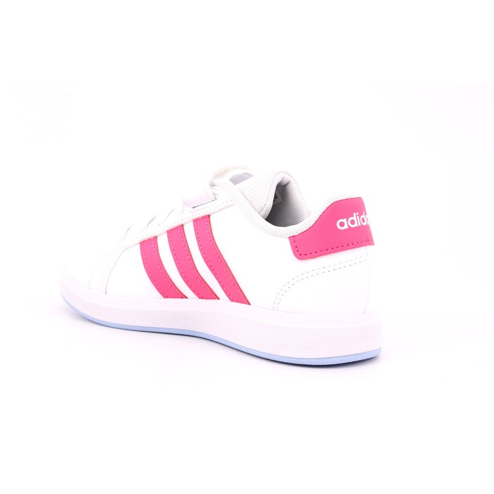 Scarpa Strappi + Elastico Adidas Bambina Bianco  Scarpe 1436 - JI0975