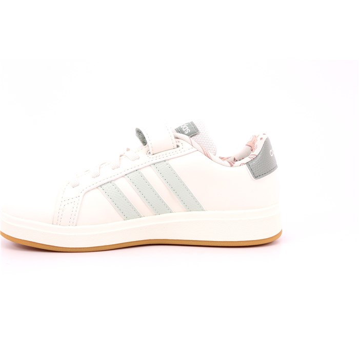 Scarpa Strappi + Elastico Adidas Bambino Panna  Scarpe 1437 - JI3896