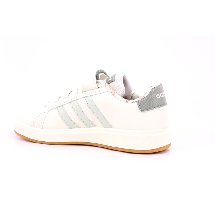 Scarpa Strappi + Elastico Adidas Bambino Panna  Scarpe 1437 - JI3896