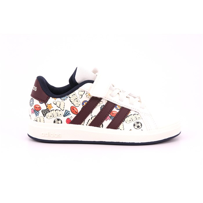 Scarpa Strappi + Elastico Adidas Bambino Panna  Scarpe 1441 - JR5151