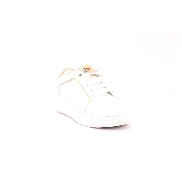 Scarpa Allacciata Asso Bambina Bianco  Scarpe 631 - AG17062A