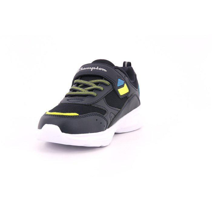 Scarpa Strappi + Elastico Champion Bambino Nero  Scarpe 1161 - S32778