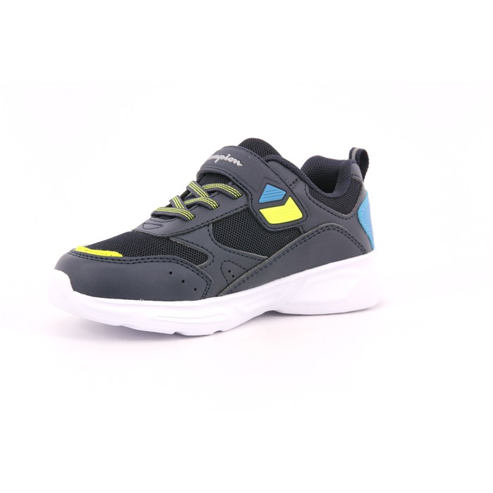 Scarpa Strappi + Elastico Champion Bambino Nero  Scarpe 1161 - S32778