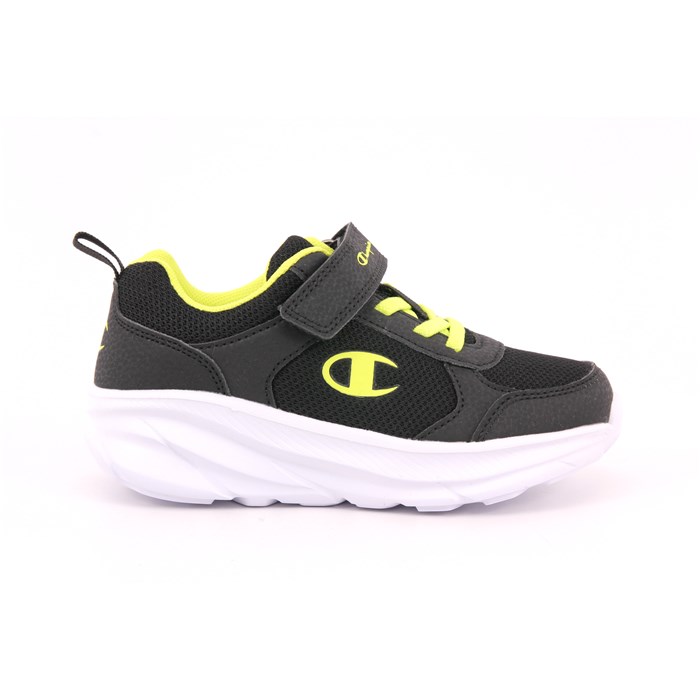 Scarpa Strappi + Elastico Champion Bambino Nero  Scarpe 1164 - S32972