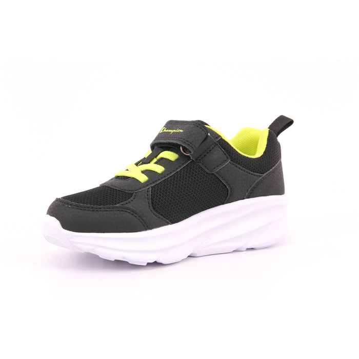 Scarpa Strappi + Elastico Champion Bambino Nero  Scarpe 1164 - S32972