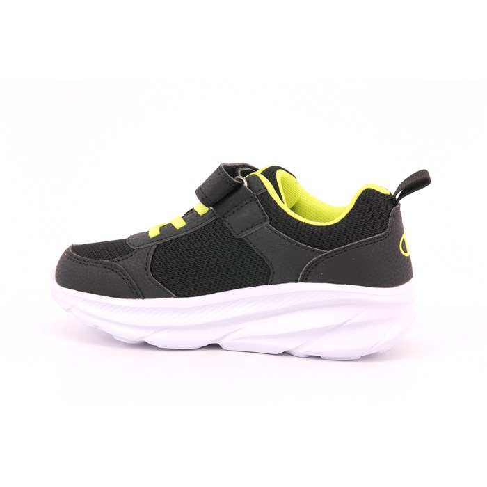 Scarpa Strappi + Elastico Champion Bambino Nero  Scarpe 1164 - S32972