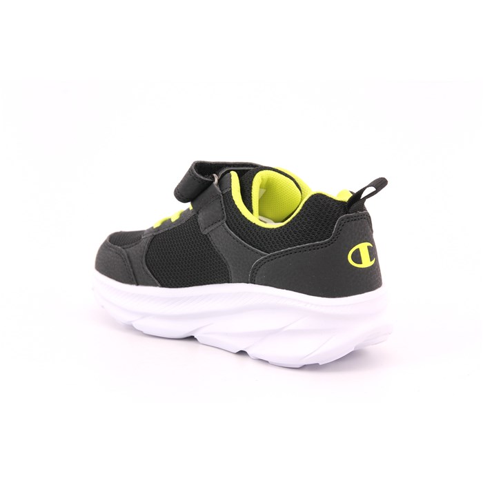 Scarpa Strappi + Elastico Champion Bambino Nero  Scarpe 1164 - S32972