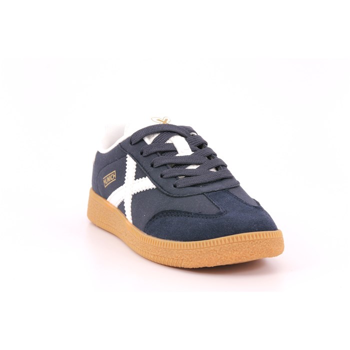 Scarpa Allacciata Munich Bambino Blu  Scarpe 208 - 8034004