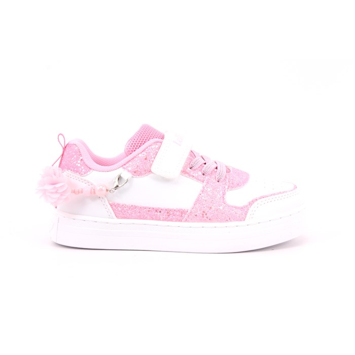 Scarpa Strappi + Elastico Lelli Kelly Bambina Bianco/rosa  Scarpe 483 - LKAA4010