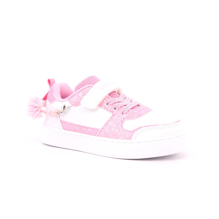 Scarpa Strappi + Elastico Lelli Kelly Bambina Bianco/rosa  Scarpe 483 - LKAA4010