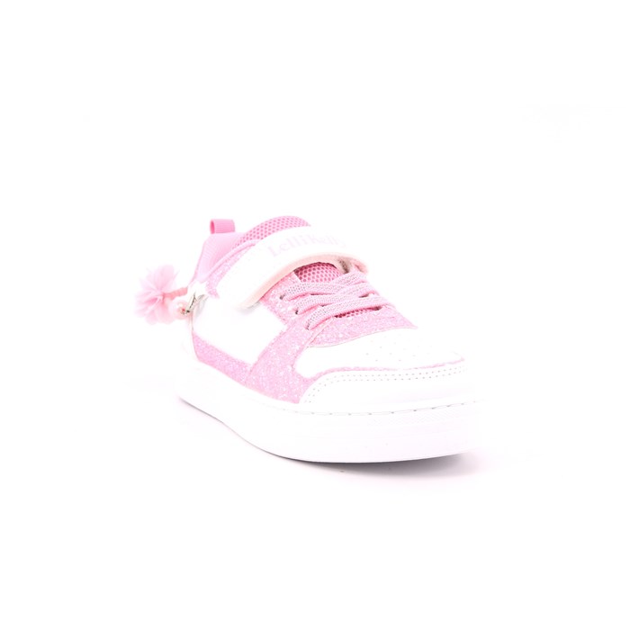 Scarpa Strappi + Elastico Lelli Kelly Bambina Bianco/rosa  Scarpe 483 - LKAA4010