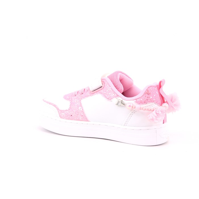 Scarpa Strappi + Elastico Lelli Kelly Bambina Bianco/rosa  Scarpe 483 - LKAA4010